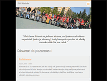 Tablet Screenshot of dssslatinka.sk